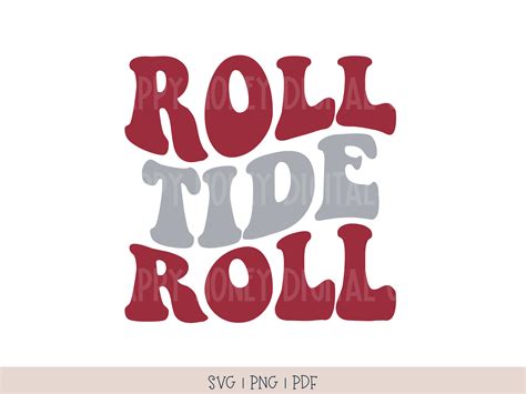 Roll Tide Svg Alabama Graphic by Happy Honey SVG · Creative Fabrica