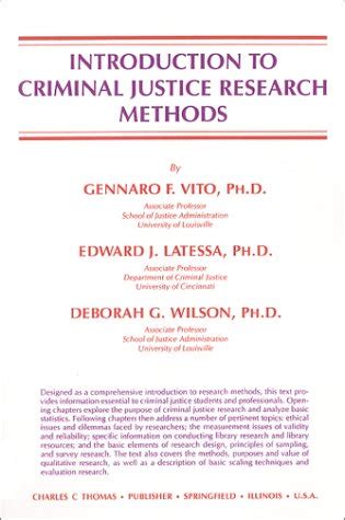 Buy Introduction to Criminal Justice Research Methods Book Online at ...