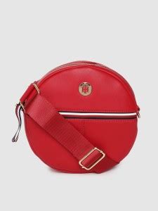 Buy TOMMY HILFIGER Women Red Sling Bag Red Online @ Best Price in India ...