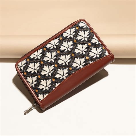 Multicolor Mandala Print Chain Wallet