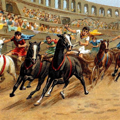 Ancient Greece Olympics Chariot Racing