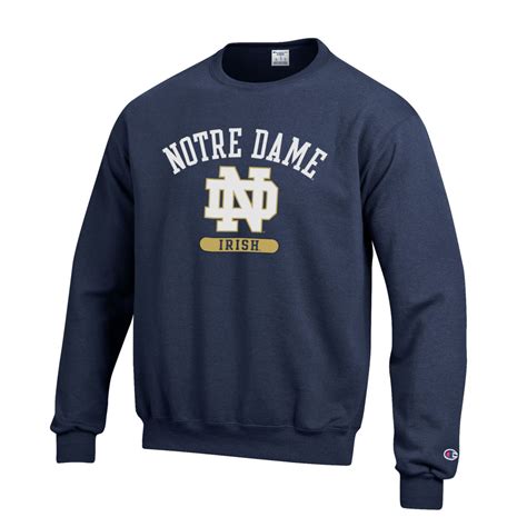 University of Notre Dame Crew Neck Sweater – CLAYSON