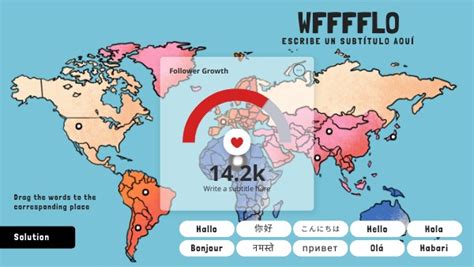 Interactive World Language Map 的图像结果