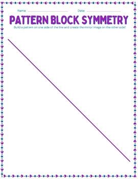 Image result for Symmetry Pattern Blocks Printable