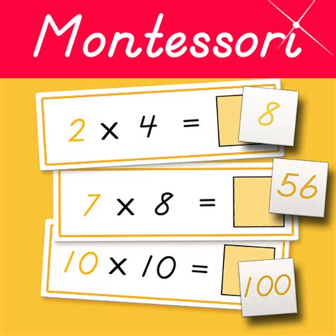 Multiplication Tables - Montessori Math for Kids Ages 6 & Up - App on ...