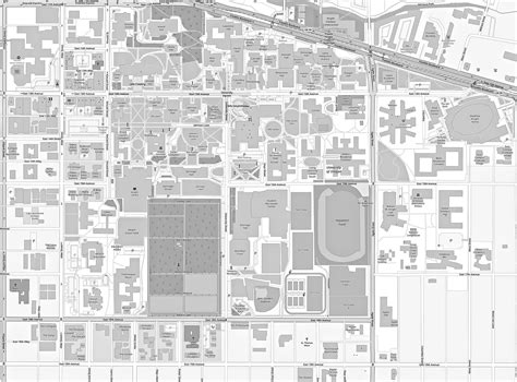 University Of Oregon Campus Map Design Library | UO Libraries