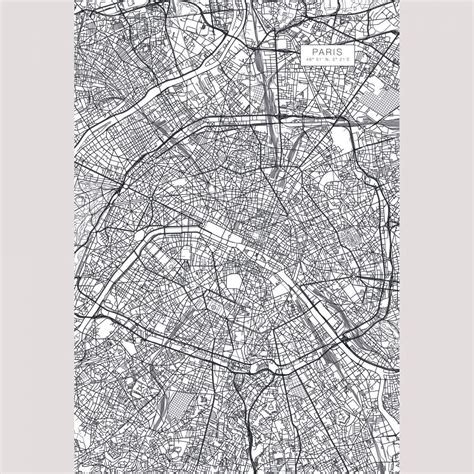 Wall Mural Map of Paris | wall-art.com