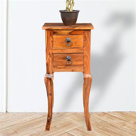 Royaloak Regan Sheesham WoodSide Telephone Stand : Amazon.in: Home ...