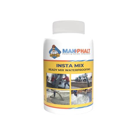 MAKPHALT (MK Petro) Insta Mix Integral Waterproofing Compound | 200Gms ...