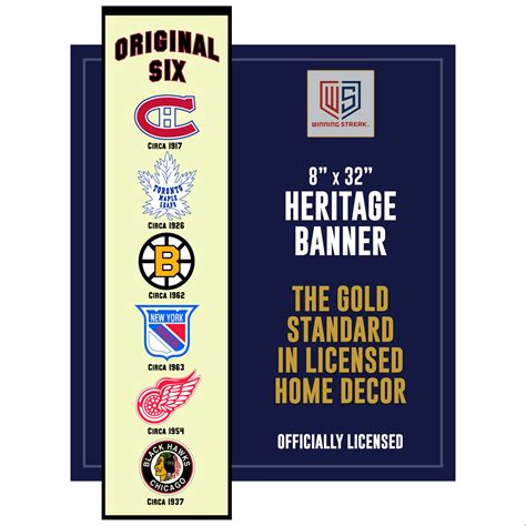 Original Six Nhl Logo