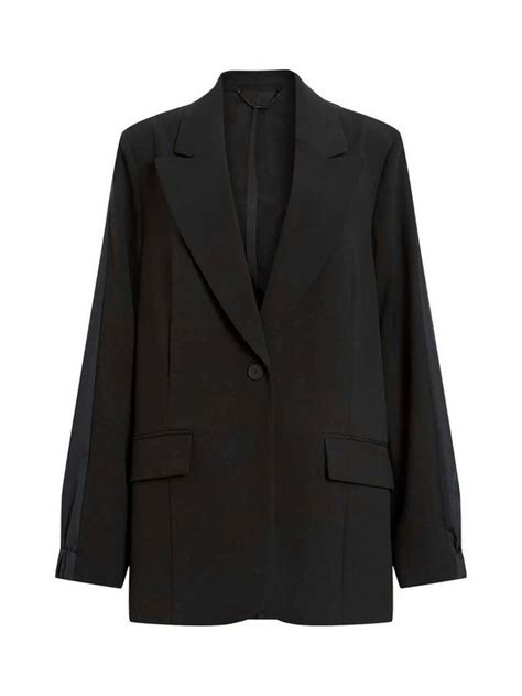AllSaints Alassett Longline Blazer, Black