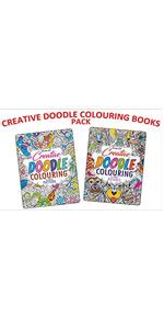Buy Animals & Birds - Creative Doodle Colouring Book For Beginners And ...