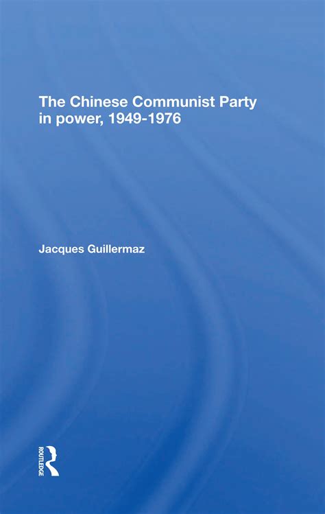 Buy The Chinese Communist Party In Power, 19491976 Book Online at Low ...