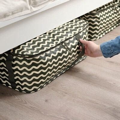 IKEA SACKKARRA Storage case, off-white/green | IKEA Clothes boxes | IK ...