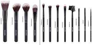 Gloris Pro Make Up Brushes - 12 pieces Professional Makeup Brushes Set ...