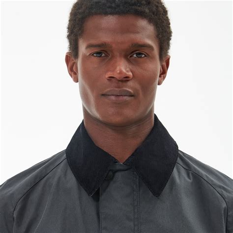 Buy the Barbour Ashby Waxed Jacket | Grey | Allweathers UK