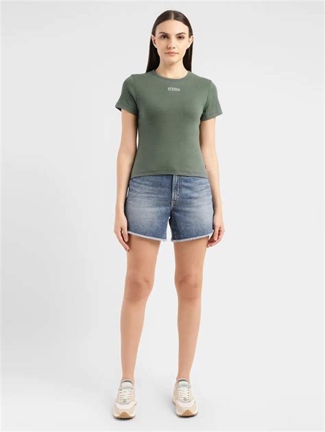 Women's Brand Logo Regular Fit T-shirt – Levis India Store