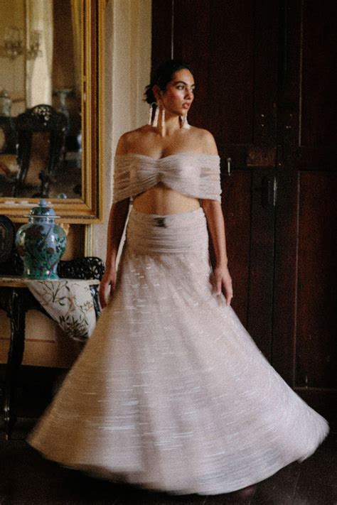 Geethika Kanumilli - Flushed Pixie Lehenga Set - Elahe