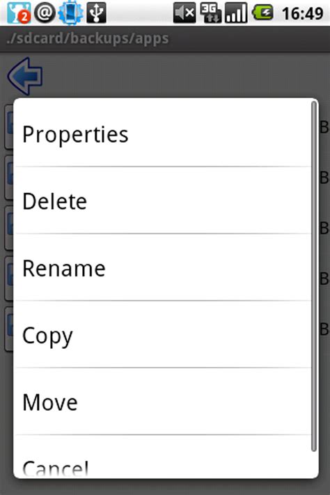 AndroZip File Manager Features 的图像结果