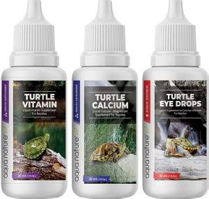 Aquanature Special Combo Turtle Eye Drops, Turtle Vitamin & Turtle ...