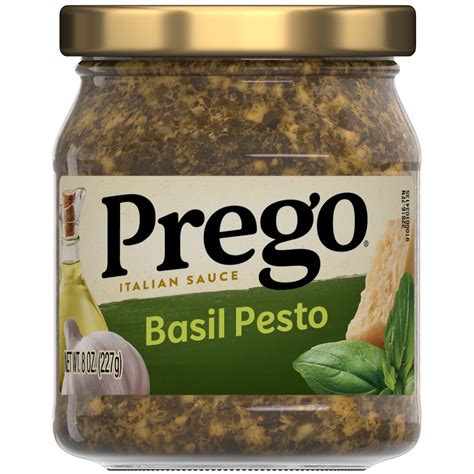 Prego Basil Pesto Sauce - ratio of jarred pesto to pasta