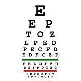BEXCO Snellen Eye Vision Chart for testing at 20 feet : Amazon.in ...