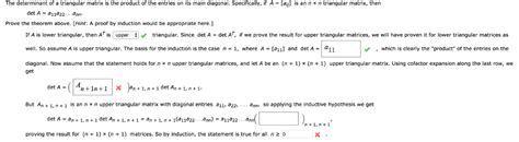 Image result for Upper Triangular Matrix Determinant