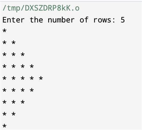 Image result for C Program to Print Star Pattern