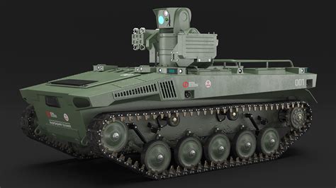 3D Marker Russian Military Robot Rigged | 3D Molier International