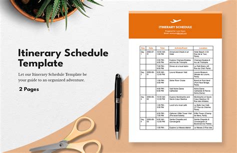 Event Itinerary Templates in Word - FREE Download | Template.net