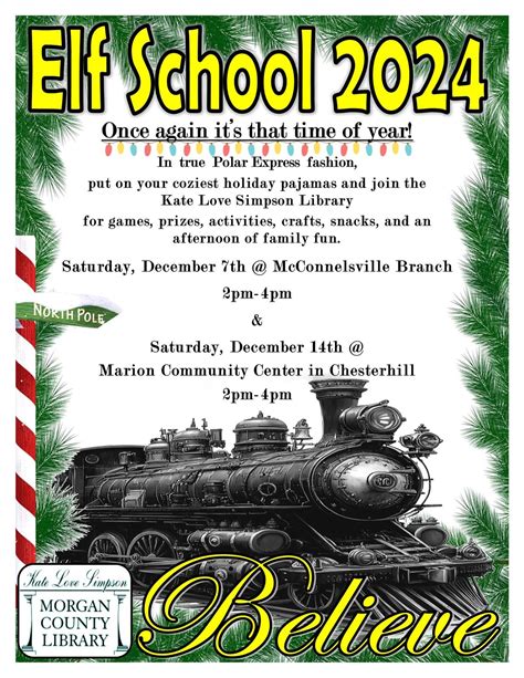 Elf School 2024 (Chesterhill Marion Community Center), 7470 College St ...