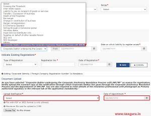 GST Registration of Normal Taxpayer (FORM GST REG-01)