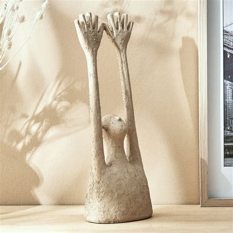 Buy Amida Cole Polyresin Hands Up Figurine from Home Centre at just INR ...