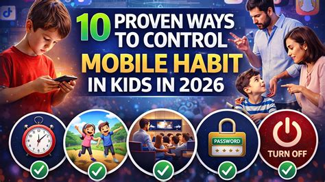 10 Proven Ways to Control Mobile Habit in Kids in 2026