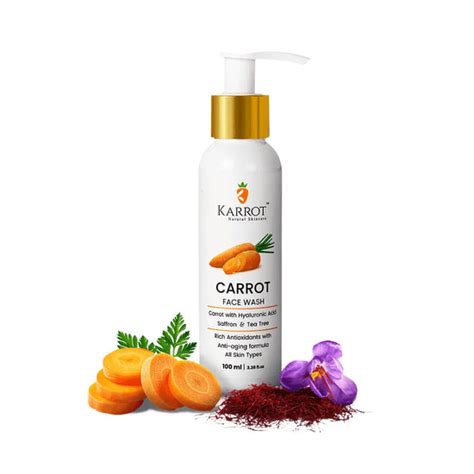 Carrot & Vitamin C Gel Face Wash – Karrot Natural