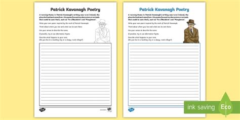 Patrick Kavanagh Poems | Irish Poets | Twinkl (teacher made)