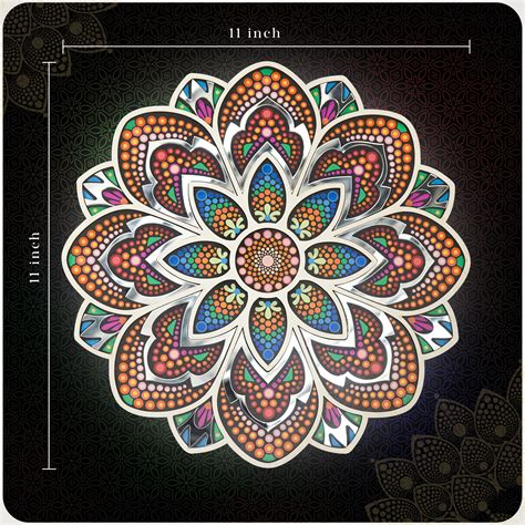 Dhriti Mandala for Wall Decor- Island Rangoli – islandrangoli