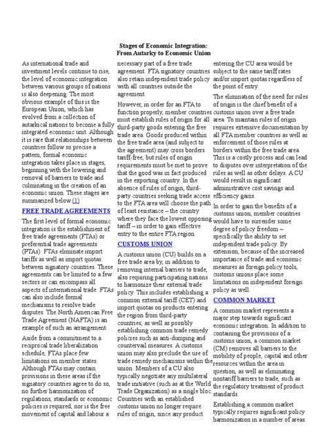 Image result for Economic Integration PDF