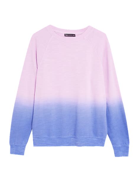 Buy Pure Cotton Printed Sweatshirt at Marks & Spencer