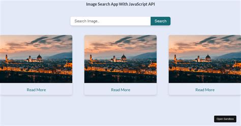Search API JavaScript 的图像结果