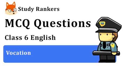 English Lesson Vocation Class 6 的图像结果