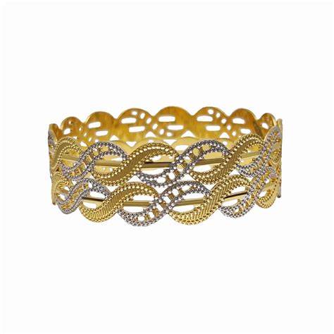 Buy quality One Gram CNC Machine Work Designer Bangles MGA - BGE0556 in ...