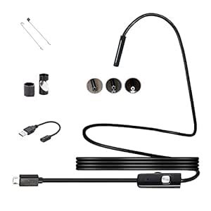 TECHNOVIEW Waterproof Endoscope Mini HD Camera 7mm Lens USB