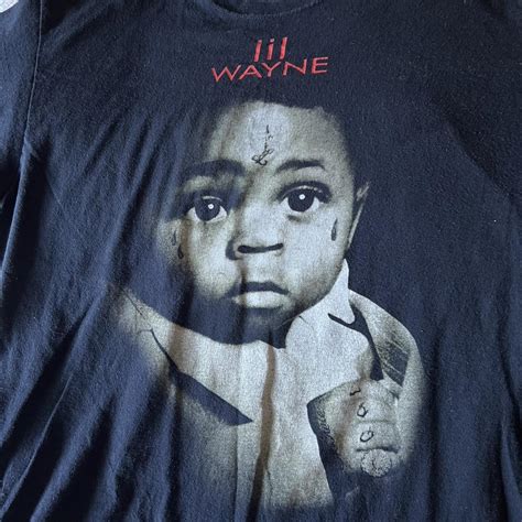 Large lil wayne shirt #lilwayne #black #tshirt #rap - Depop