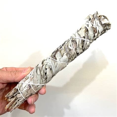 Extra Large 10" White Sage Smudge Stick - GeoRarities