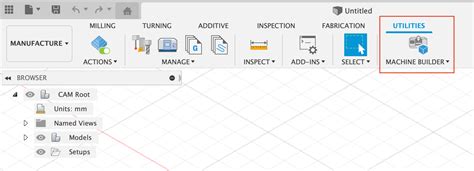 Image result for Fusion 360 Machine Library