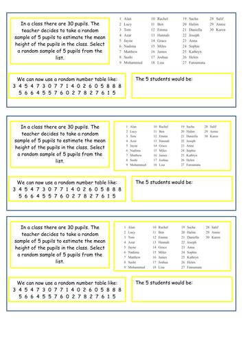 Image result for How to Do Sampling GCSE Maths