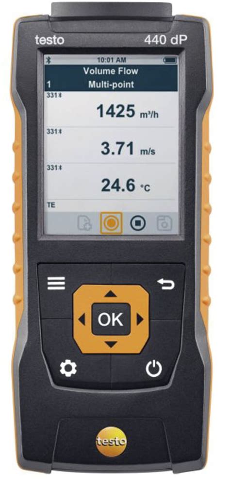 0560 4402 Testo | Testo 440 dP Data Logging Air Quality Monitor for Air ...