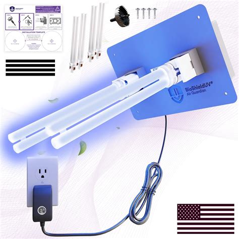 Amazon.com: BioShieldUV® HVAC UV Light Air Purifier Whole House Dual UV UVC Light in Duct for ...