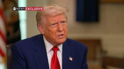 Trump discusses first 100 days of historic presidency in exclusive ABC ...